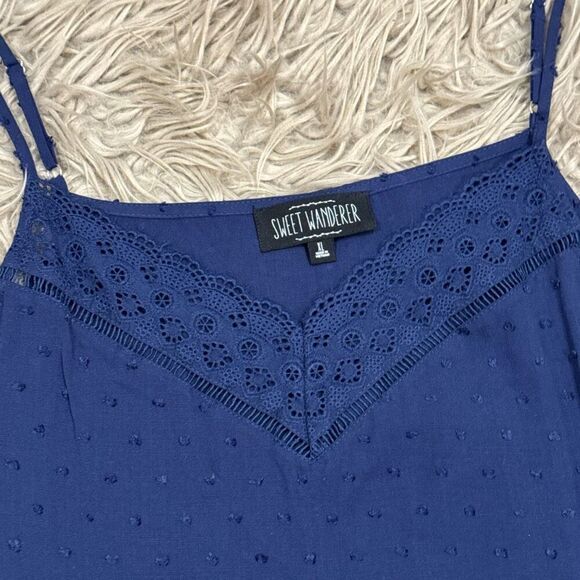 Sweet wanderer blue mini dress XL - Picture 2 of 4